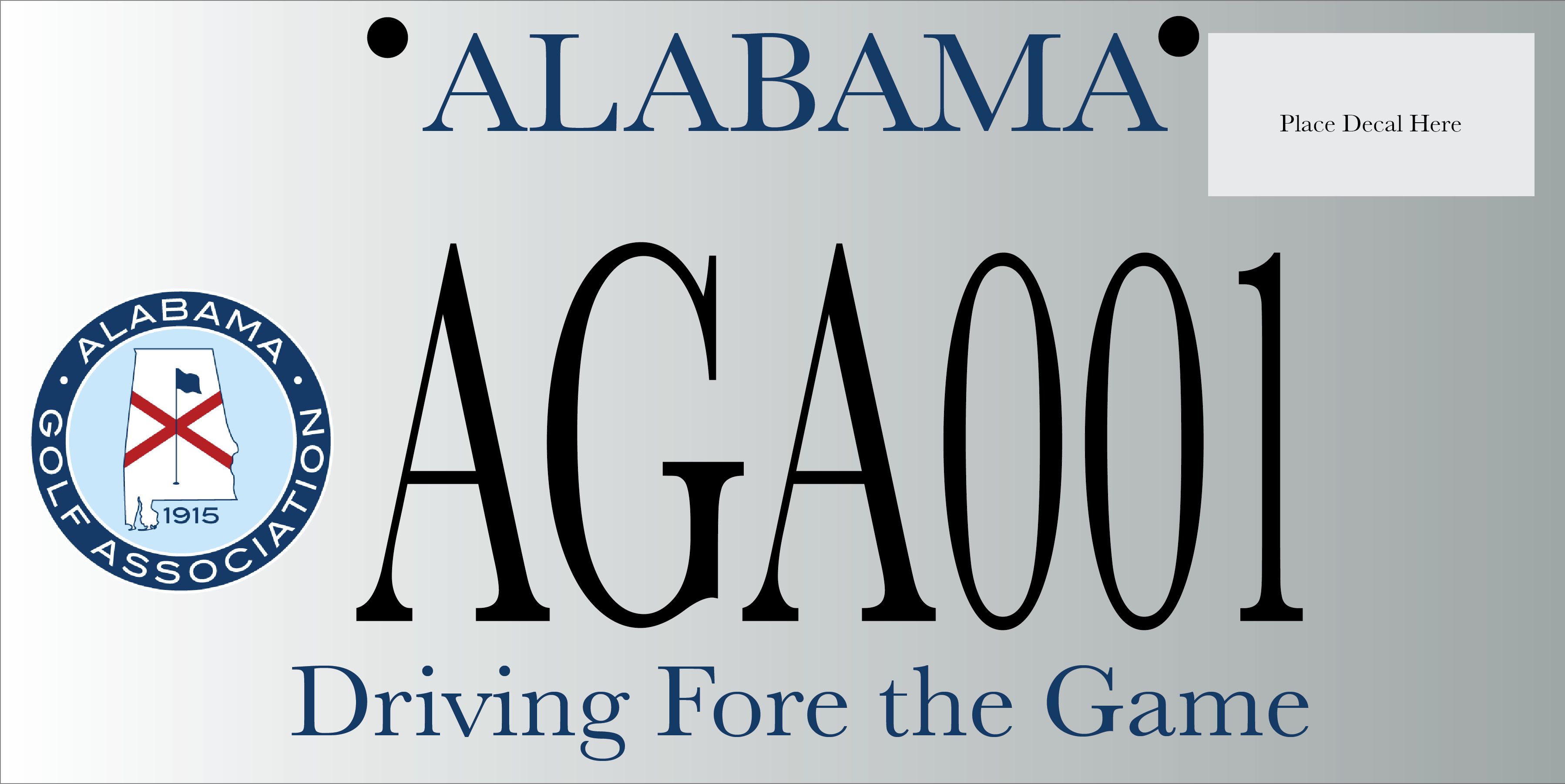 AGA Launches Alabama’s Only Golf-Themed License Plate