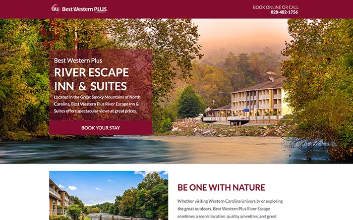 BW River Escape