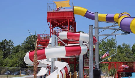 Water slides