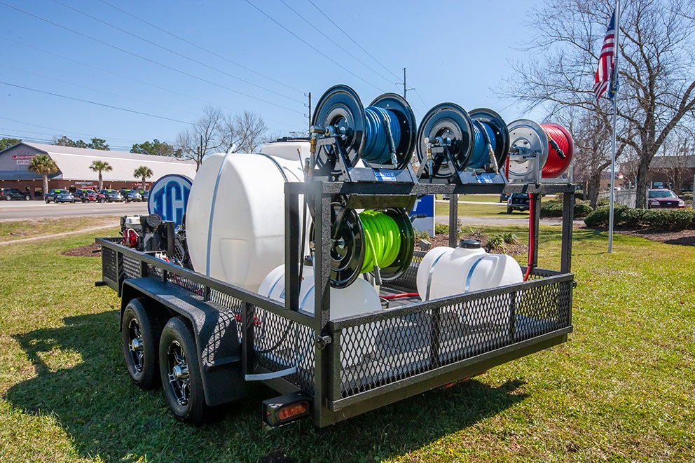 Bulletproof Mud Dog Trailer - Mud Dog Pressure Washing Trailers