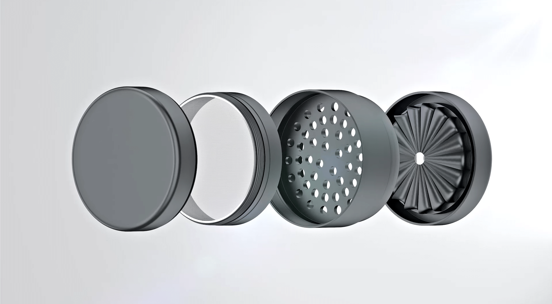 60mm PRO 420 Apollo Grinder-State of the Art Herb Crusher-Blue