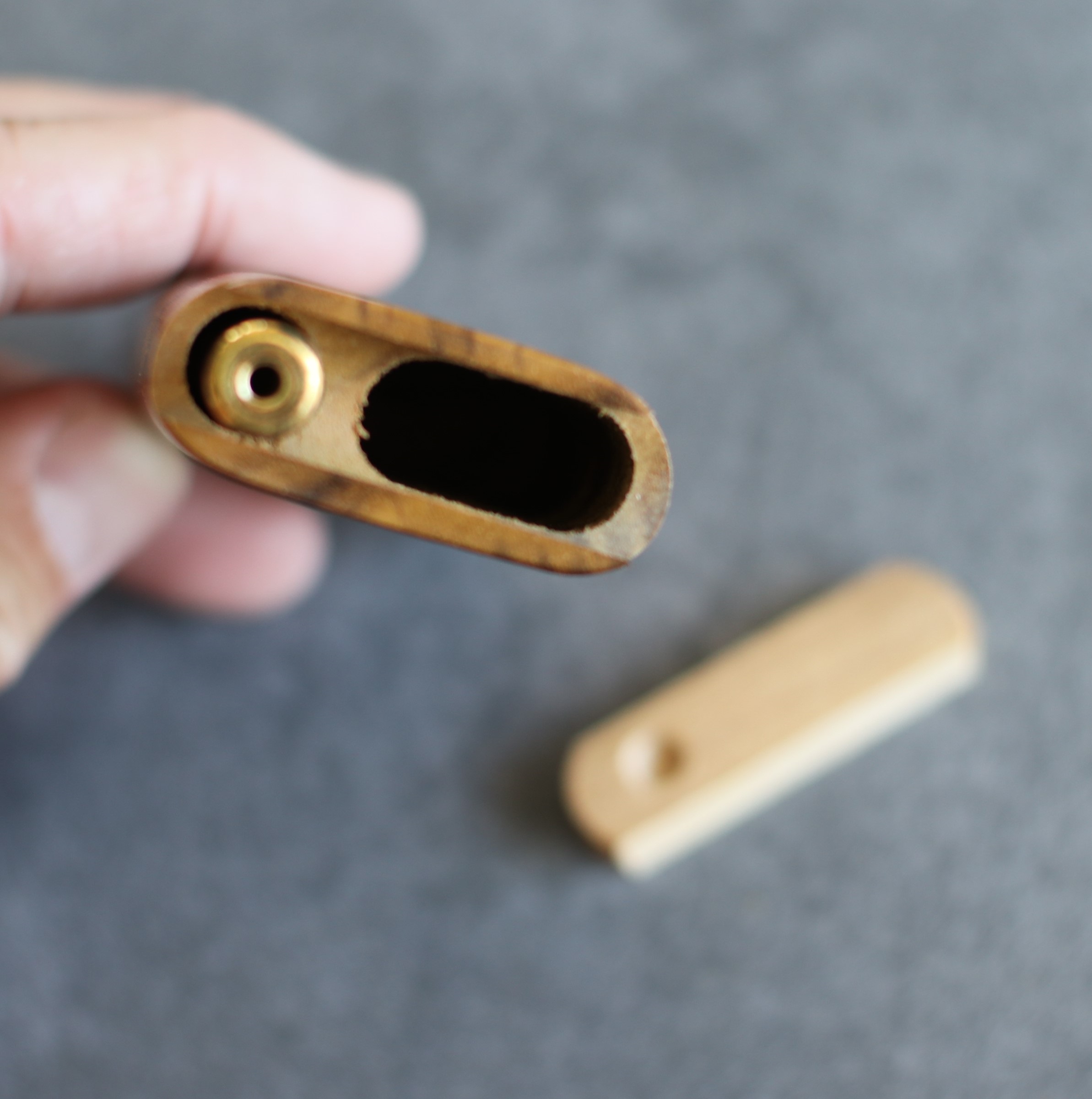 One of a Kind Teak Wood Dugout & One Hitter
