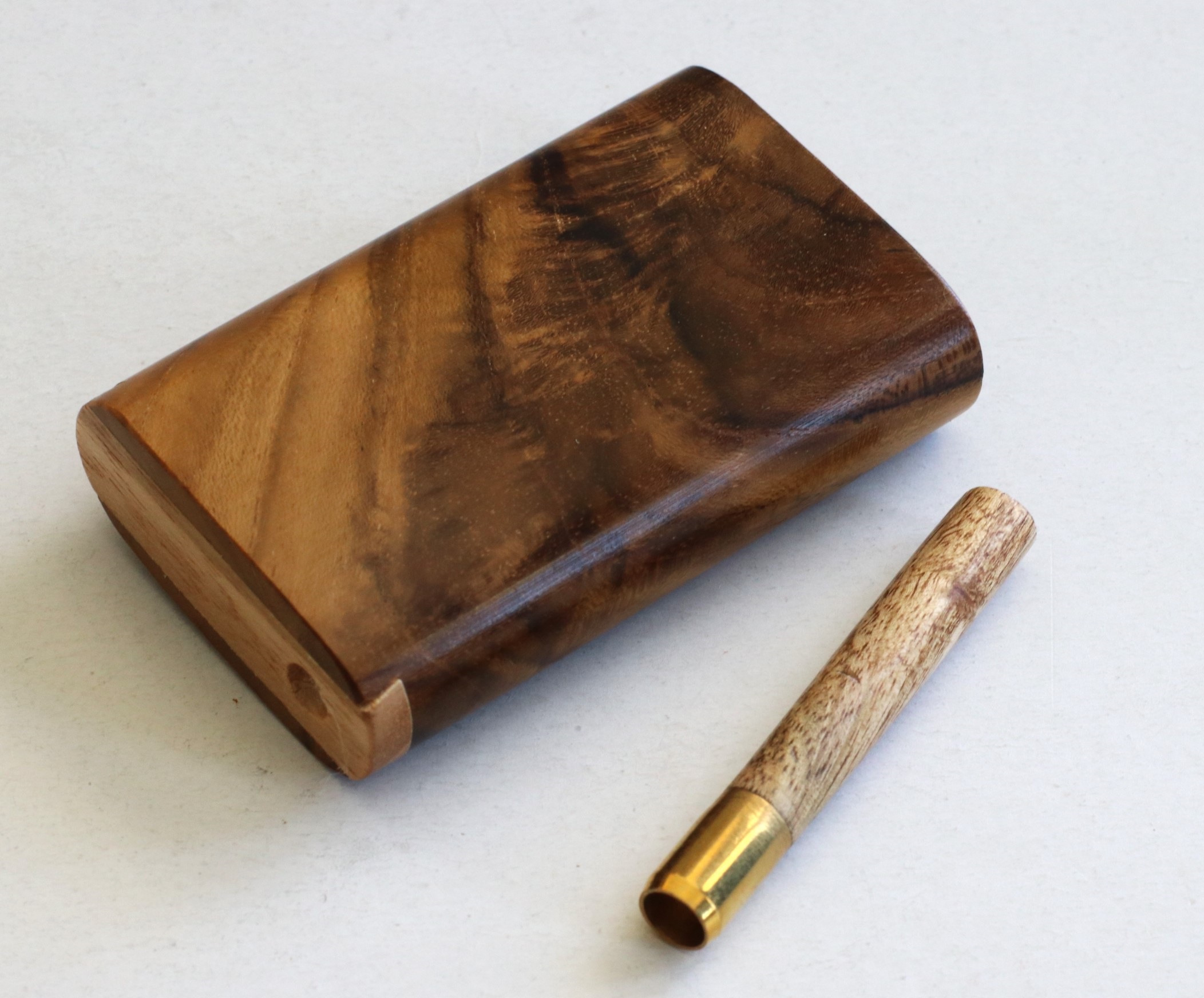 One of a Kind Teak Wood Dugout & One Hitter