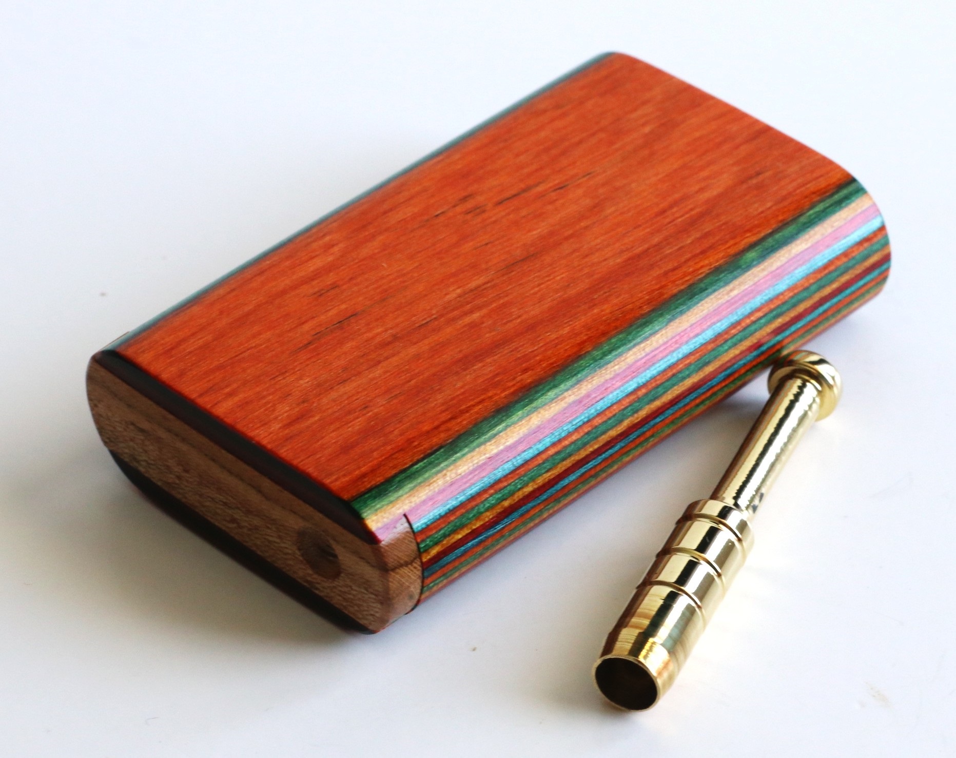 3" Diamond Wood Dugout & One Hitter Pipe