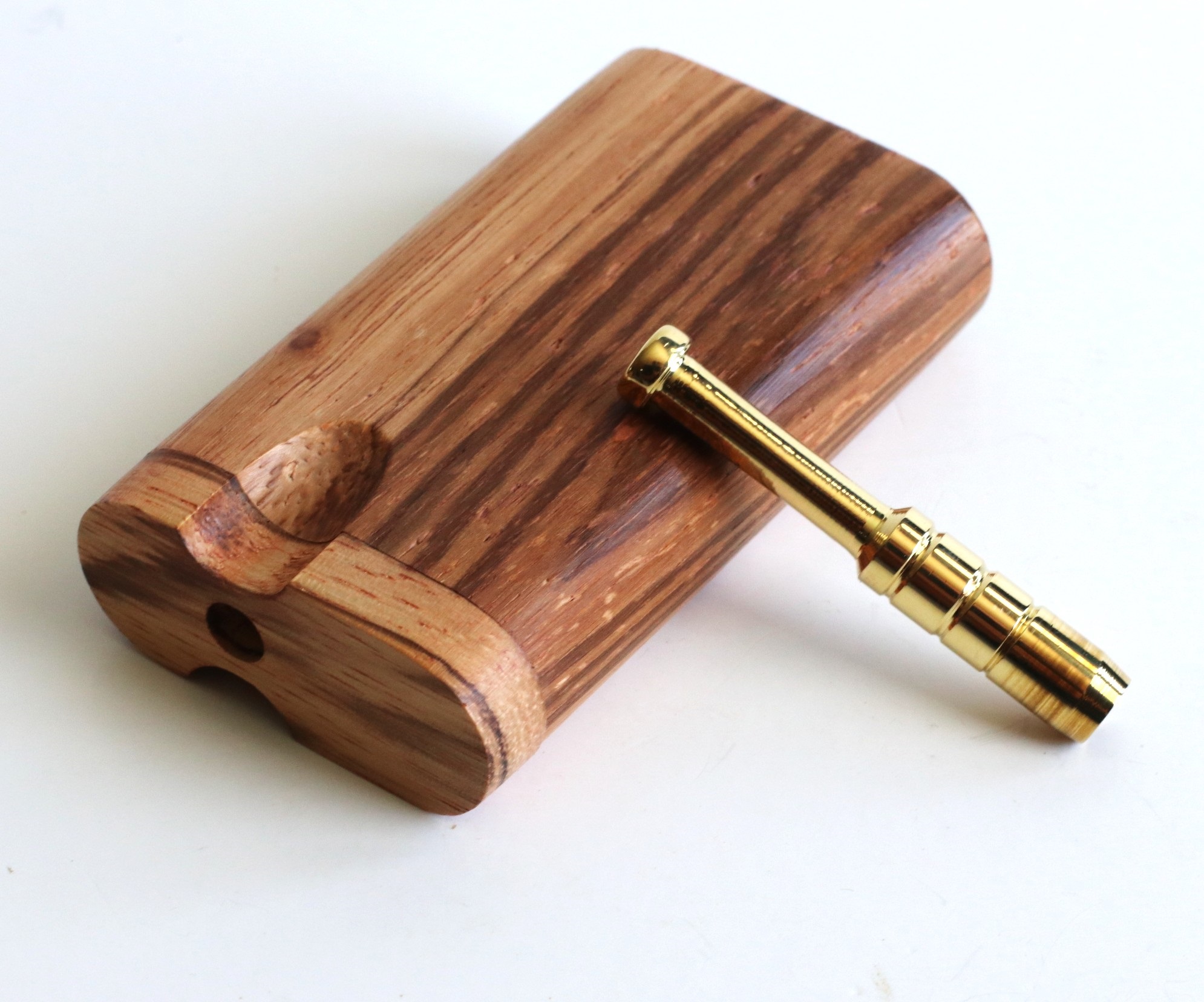 One of a Kind Bocote Wood Dugout & One Hitter