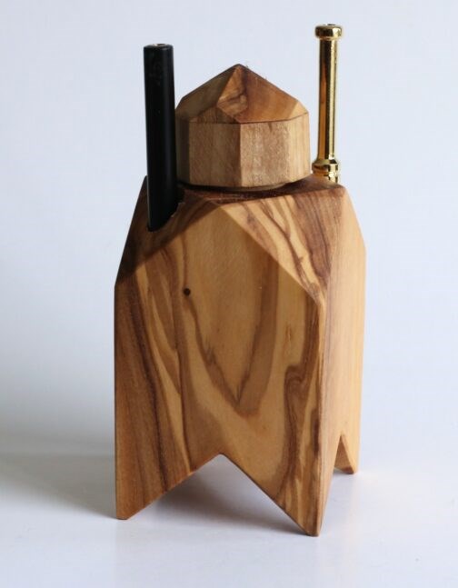 Olive Wood Table Top Dugout-Unique one of a kind design