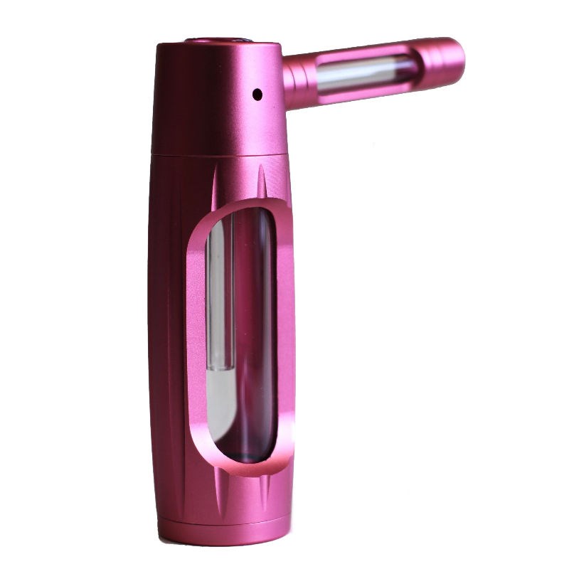 PRO420 Glass & Aluminum 6? Bubbler-Water Pipe-Easy to Clean-Perfect Small Bubbler