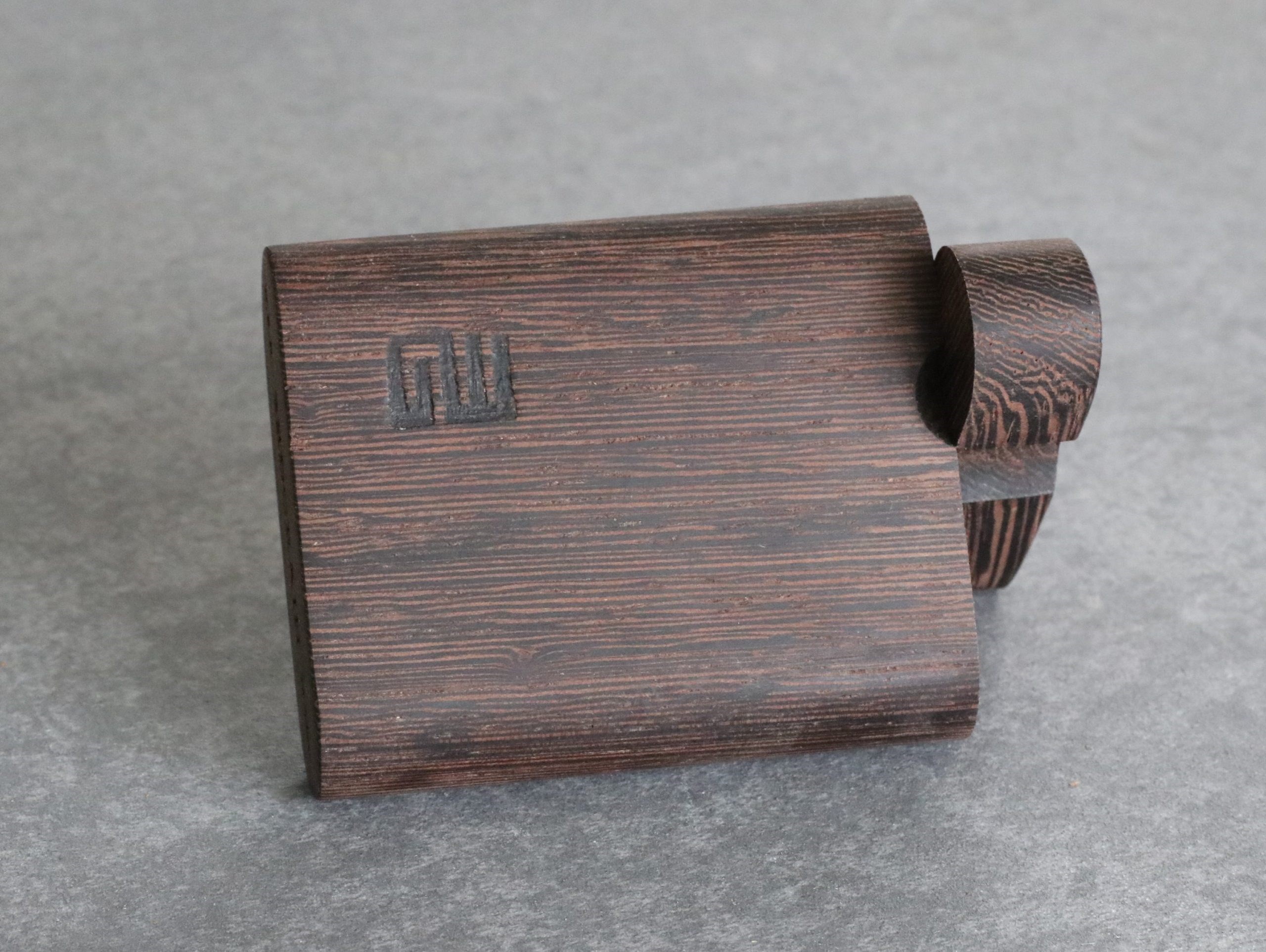 3" & 4" Dark Wenge Dugouts & Pipe-American Crafted Stash Box