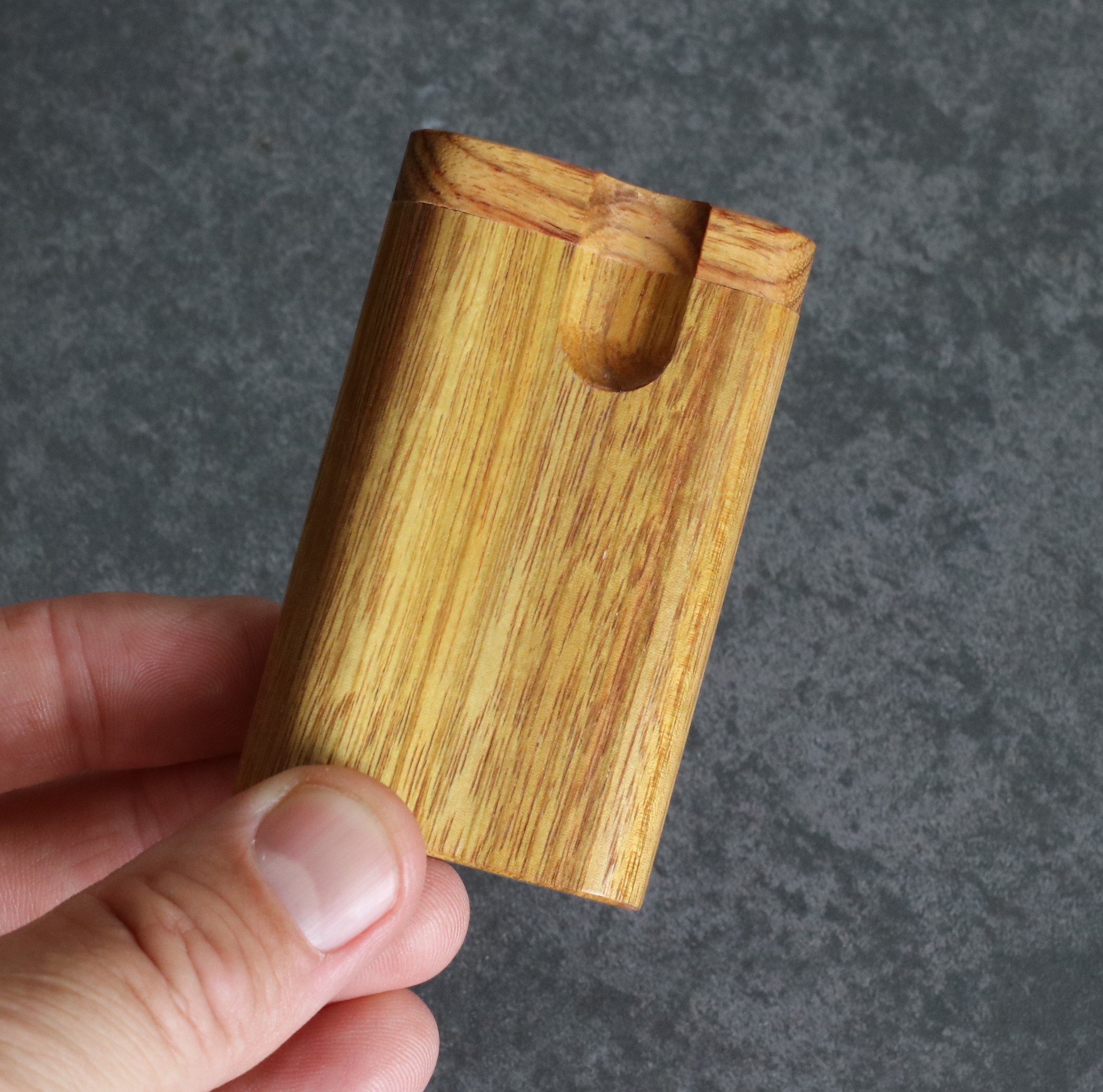 3" & 4" Mahogany Dugouts- Swivel Lid- One Hitter Pipe included - Micro Dugout by Better Life