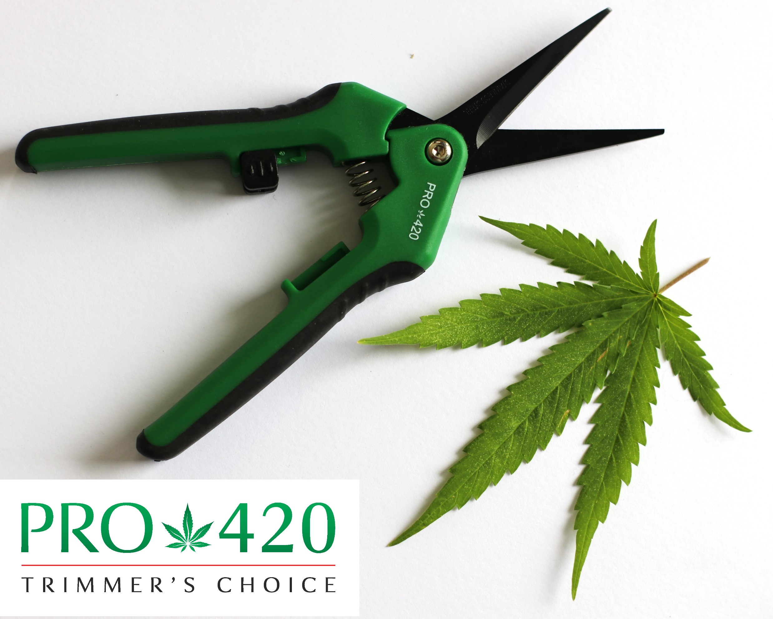 PRO 420 Spring Loaded Scissors- 2 Pack of Professional Trimming Scissors - Spring Loaded Scissors