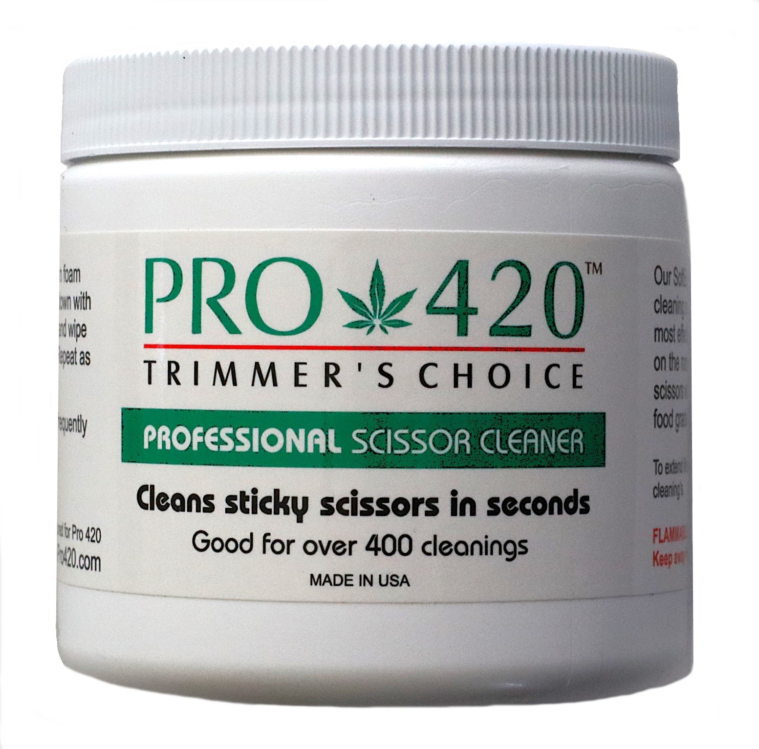 6 Pack of PRO 420 Scissor Cleaning Solution- Easy way to clean your sticky scissors - Sticky Scissor Solution by PRO 420