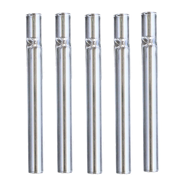 3" Glass One Hitters-8mm diameter-Wholesale Pricing - One Hitter Pipes for 4" Dugouts - Glass Stash Jar