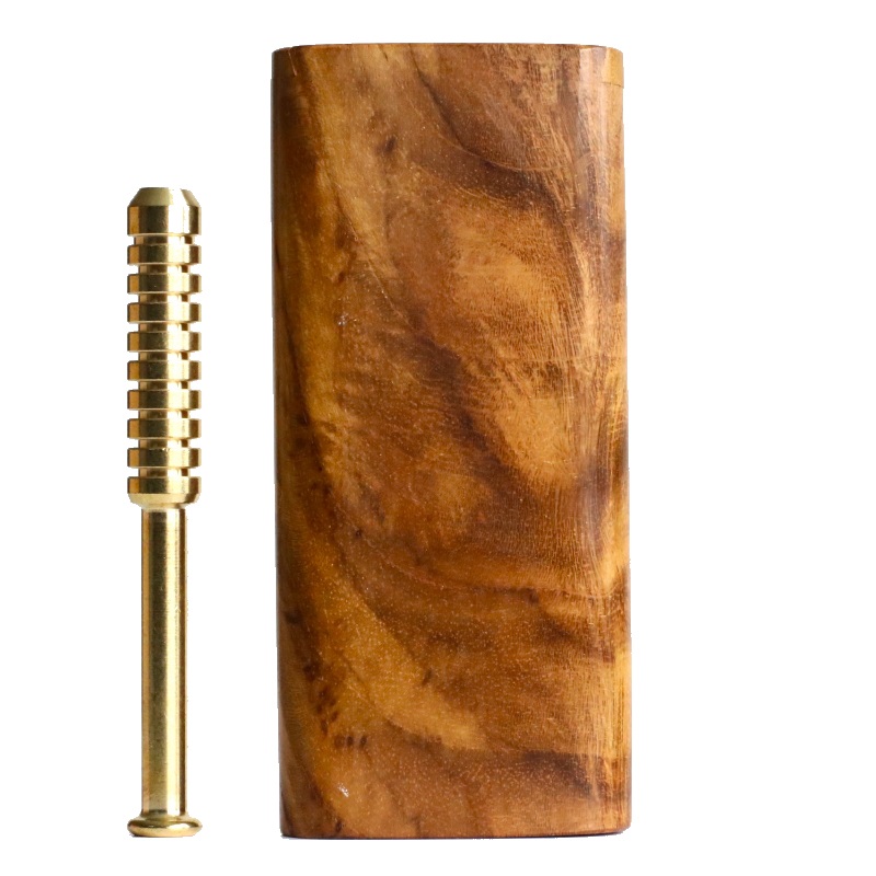 Teak Slider Lid Dugouts & One Hitter Pipe- American Handcrafted Stash Box - Handcrafted Wood Dugouts by PRO 420