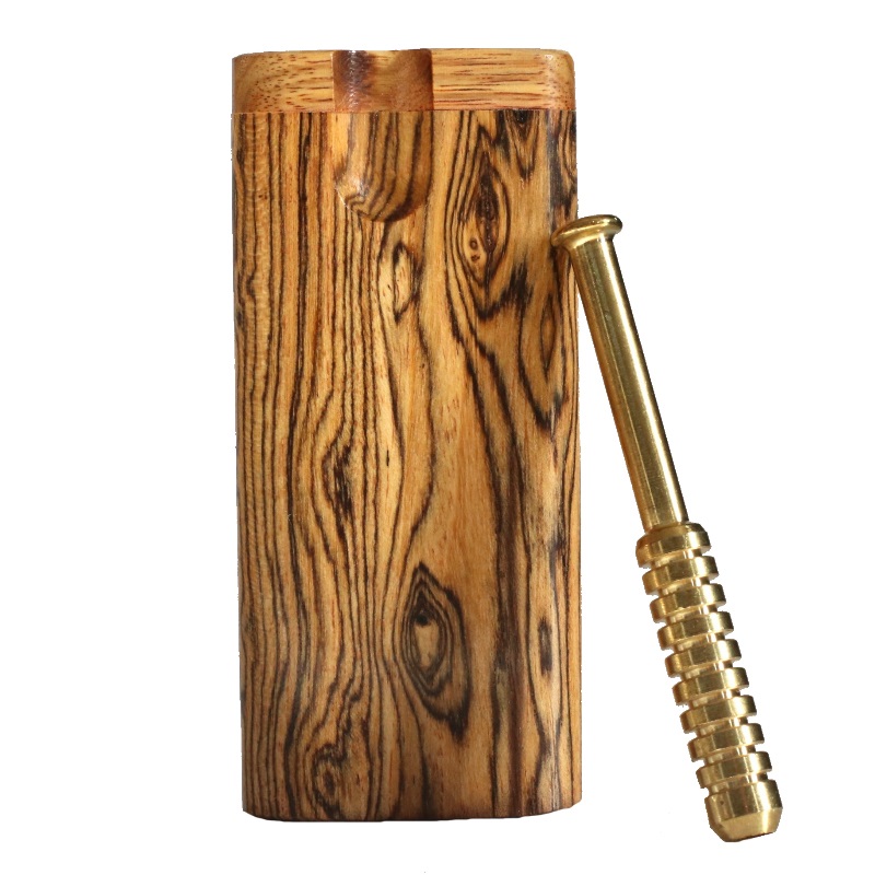 Bocote Wood Dugouts & One Hitters- Incredible Chocolate Grain - Handcrafted Wood Dugout