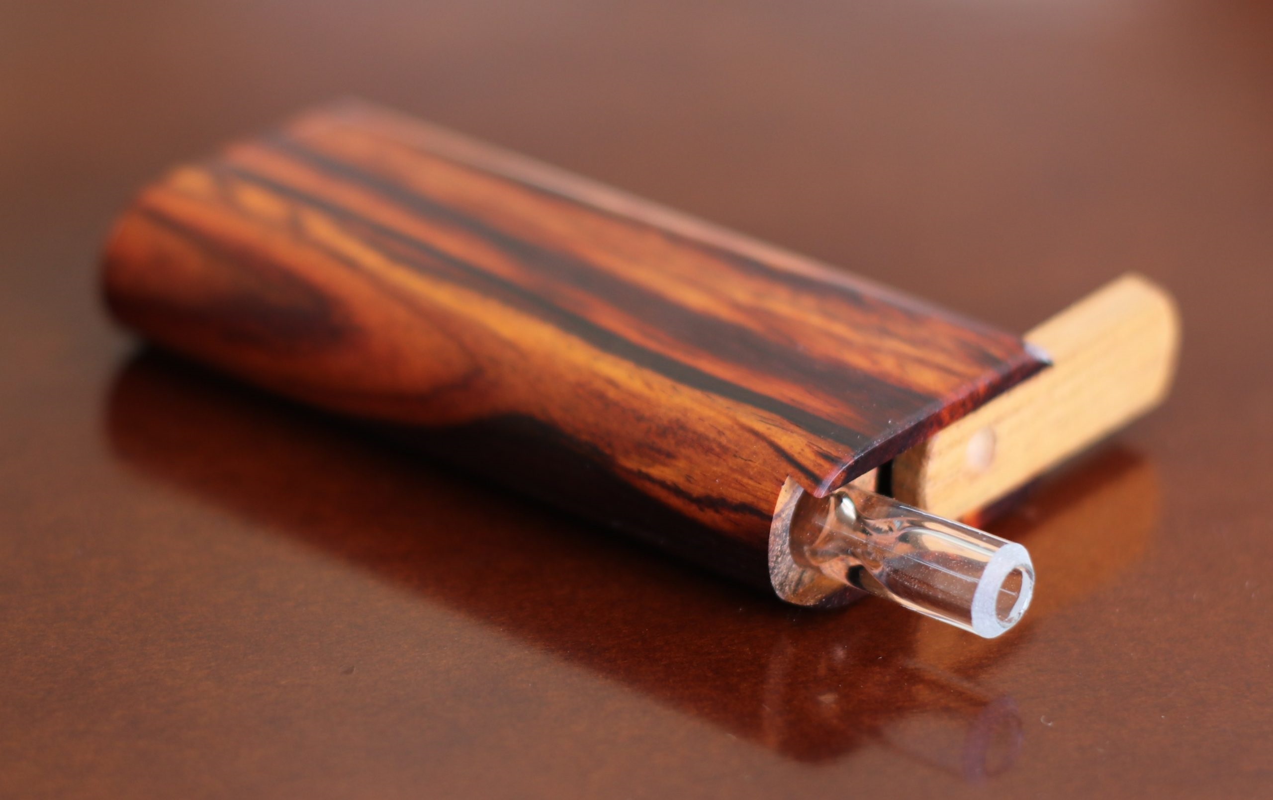Cocobolo & Honduras Wood Dugouts- The Perfect Gift- the finest dugout and one hitter pipe ever! - Cocobolo Dugout
