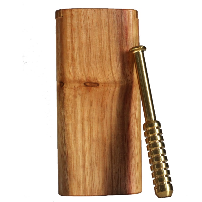 3" & 4" Mahogany Slider Lid Dugouts & One Hitter- Slider Lid- Classy Gift for Smokers - Handcrafted Wood Dugout