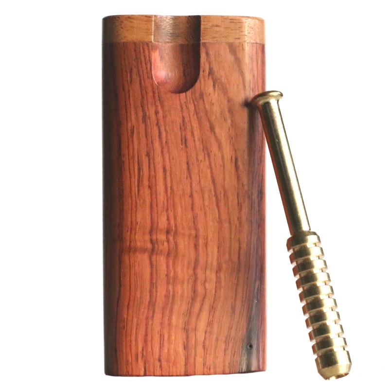 3" & 4" Honduras Swivel Lid Dugouts & One Hitters- Quality Wood Functional Art Best Gift for Smoker's - Cocobolo Dugout