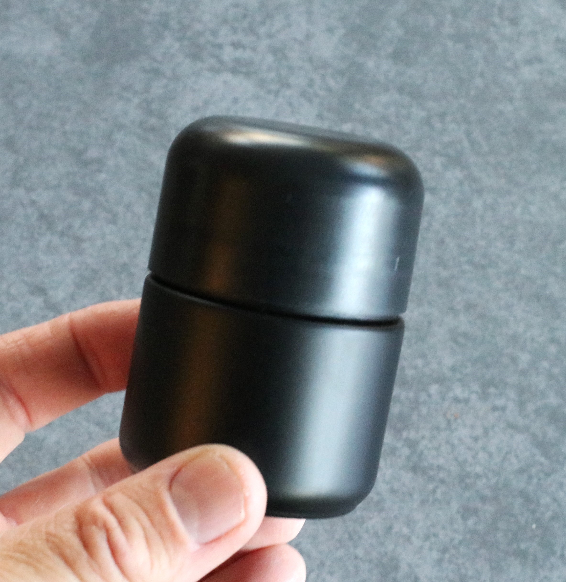 3" Glass Herb Stash Jar- Dark Coated Glass- UV Protection-Child Proof-Smell Proof-Professional Grade Herb Stash Jar - Glass Stash Jar