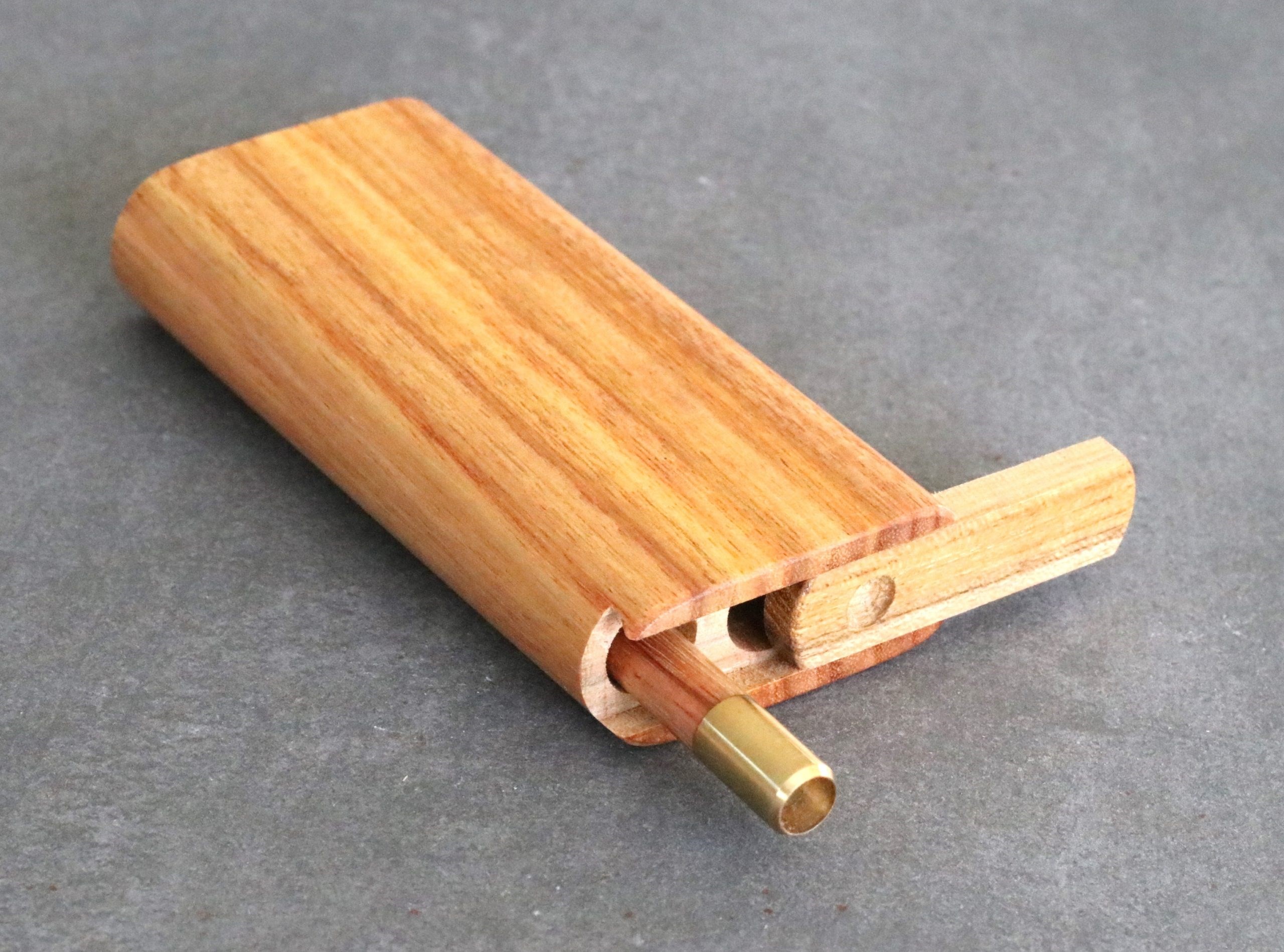 3" & 4" Mahogany Slider Lid Dugouts & One Hitter- Slider Lid- Classy Gift for Smokers - Mahogany Slider Lid Dugout
