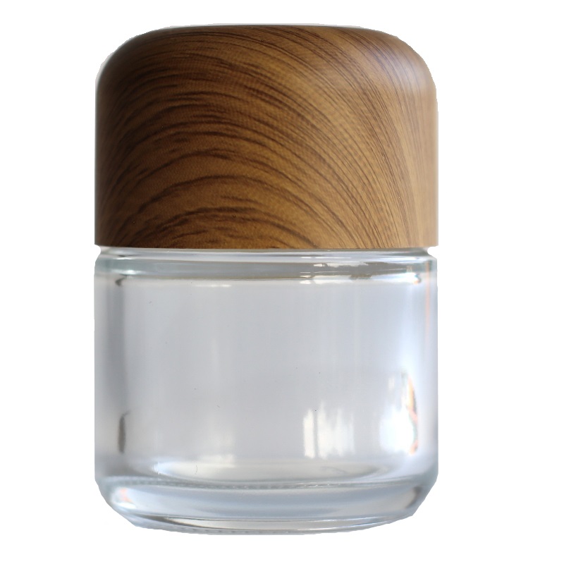 3" Glass Stash Jar-Smell Proof-Child Proof Lid-Safe and Secure Jar