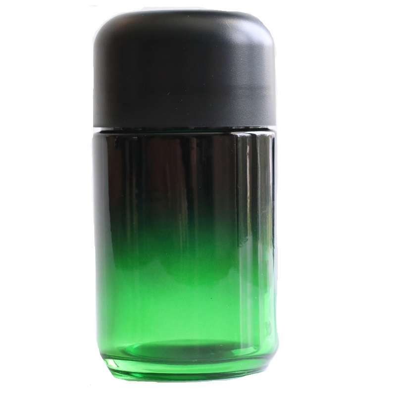 4" Glass Stash Jar-Smell Proof-Child Proof Lid-Safe and Secure Jar - Glass Stash Jar