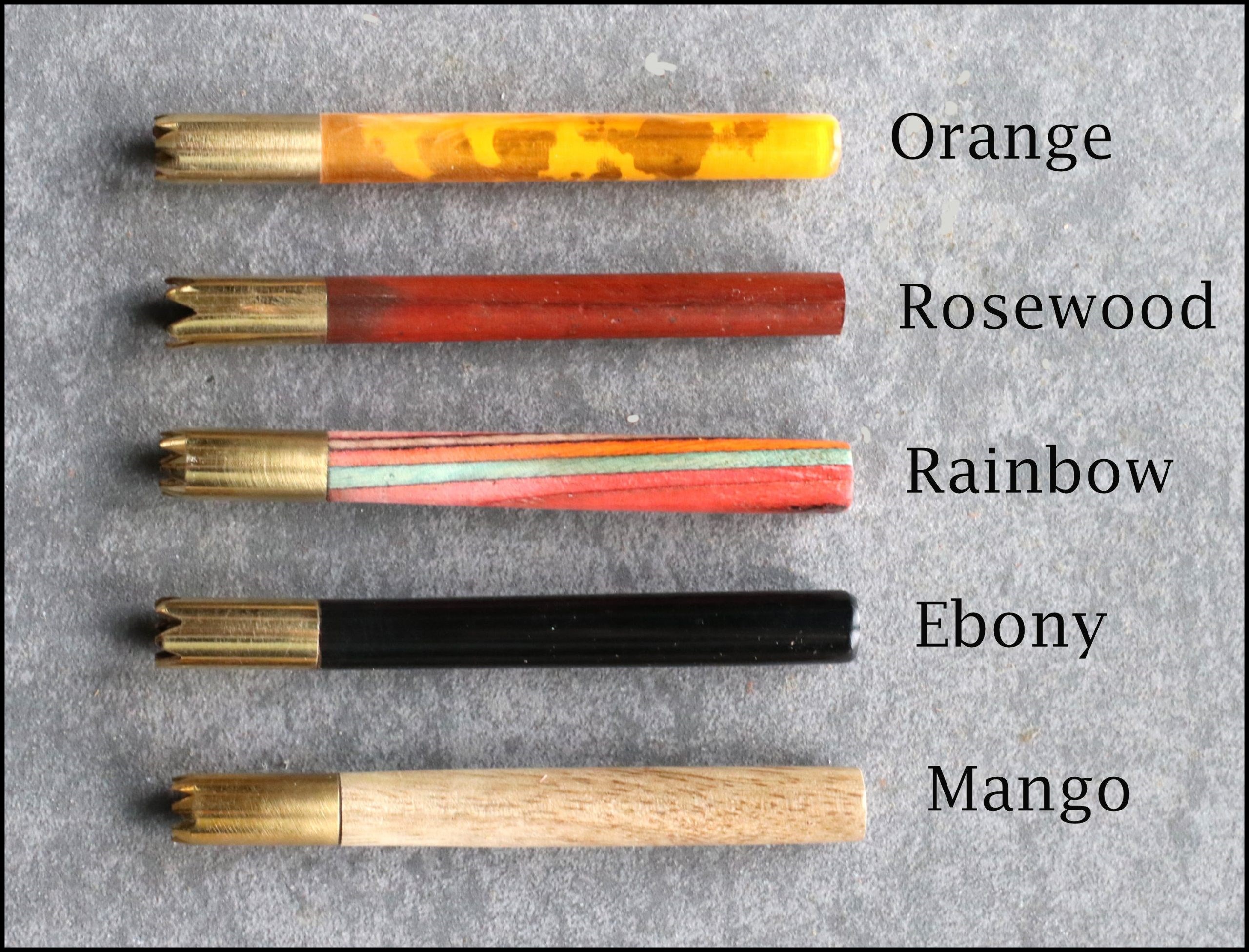 3" Brass One Hitter Pipes- Brass Grinder Tip-Class & Style in a One Hitter Pipe-for 4" Dugouts - new one 4