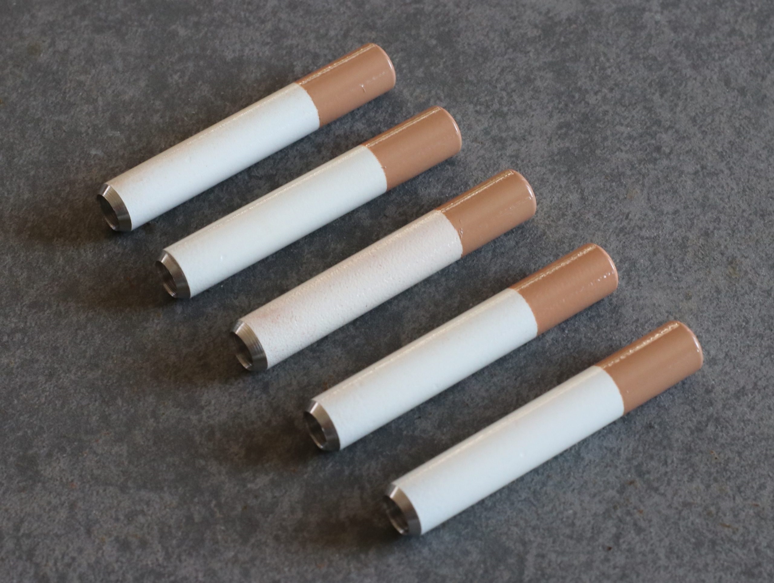 2" Metal Cigarette Pipes-One Hitter Pipe-Cigarette Style - 2' Metal Cigarette One Hitter Pipes