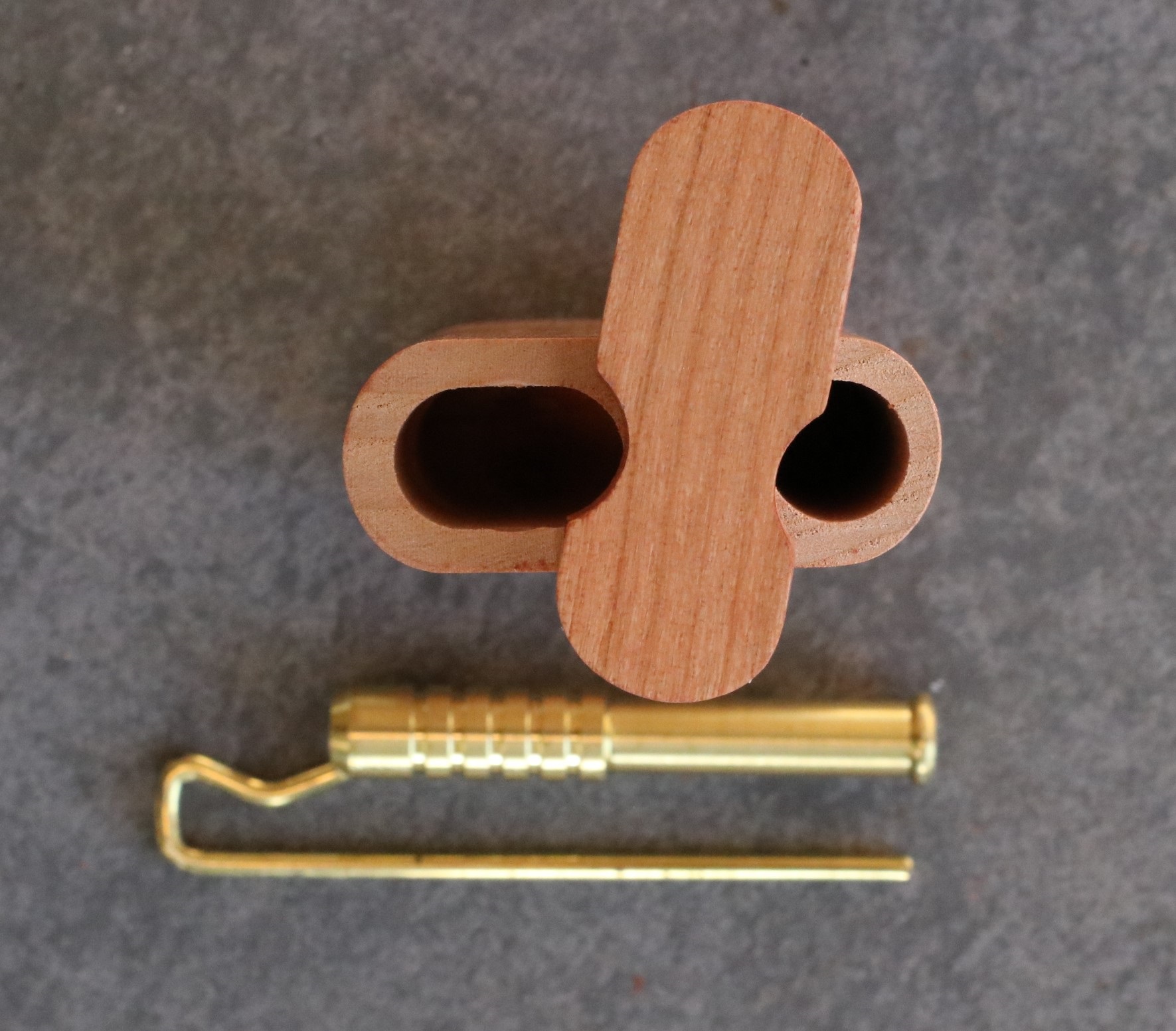 Cherry Spring Lock Dugouts & One hitter pipes-American Handcrafted Stash Boxes