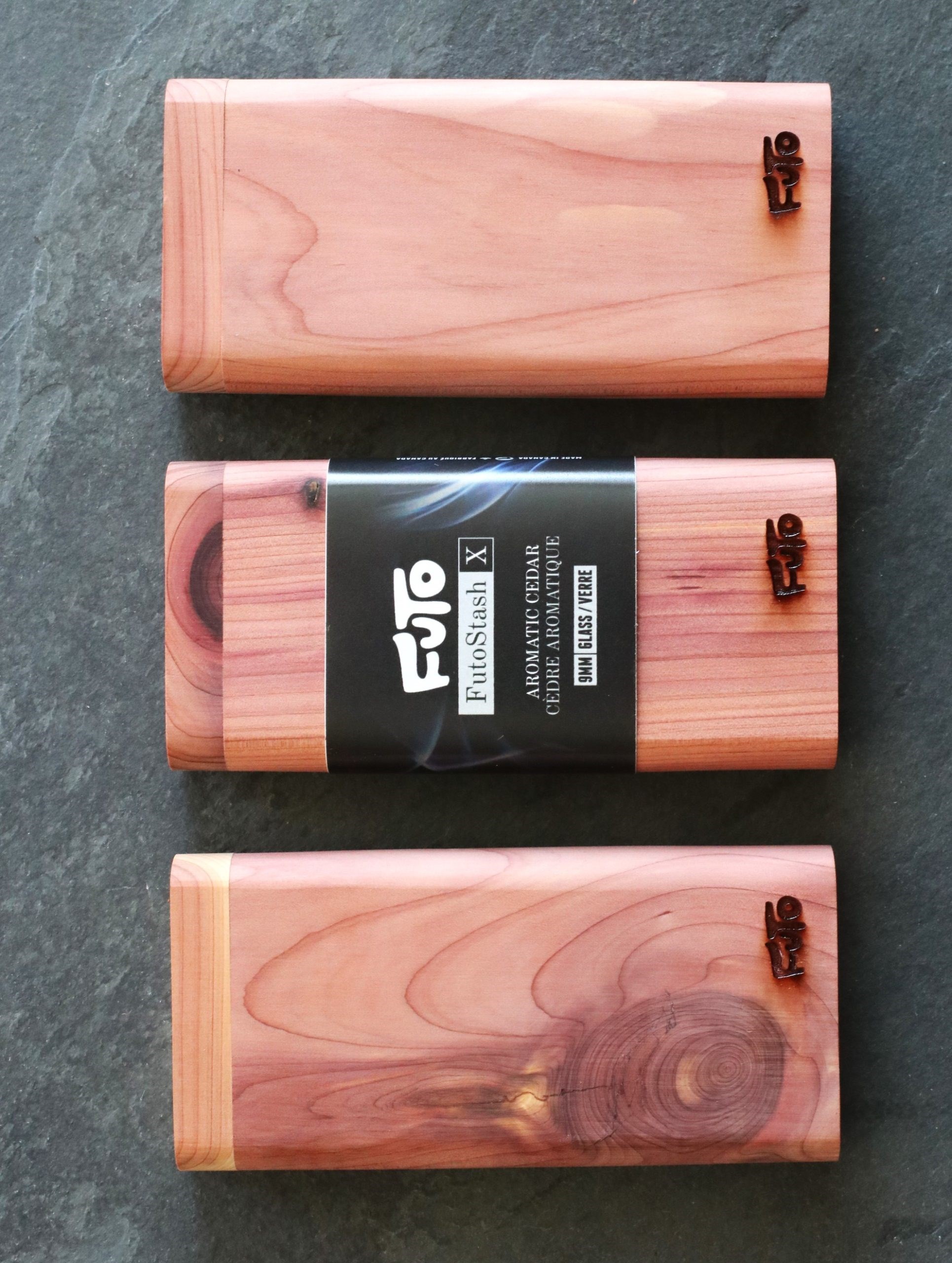 Cedar Wood Dugout- by Futo- Premium Stash Box with One Hitter & Stash Cleaner - Cedar Wood Dugout- by Futo- Premium Stash Box with One Hitter & Stash Cleaner