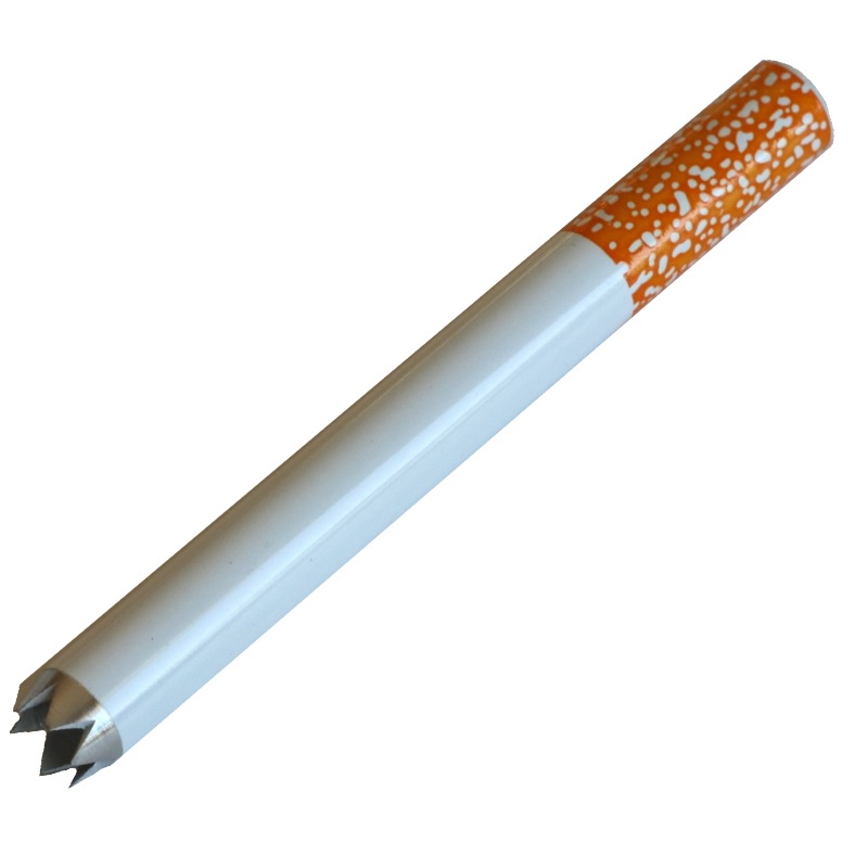 3" Grinder Tip One Hitter Pipe-Designed for 4" dugouts-Metal Smoking Pipe