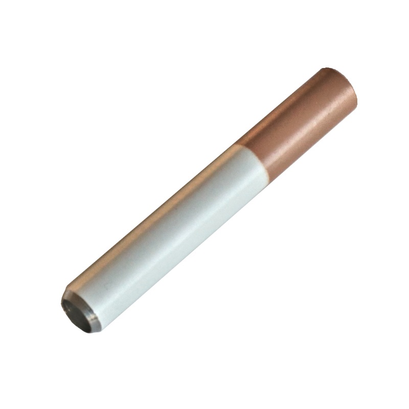2" Cigarette Style One Hitter Pipe-Designed for 3" Dugouts - 2' Metal Cigarette Pipe