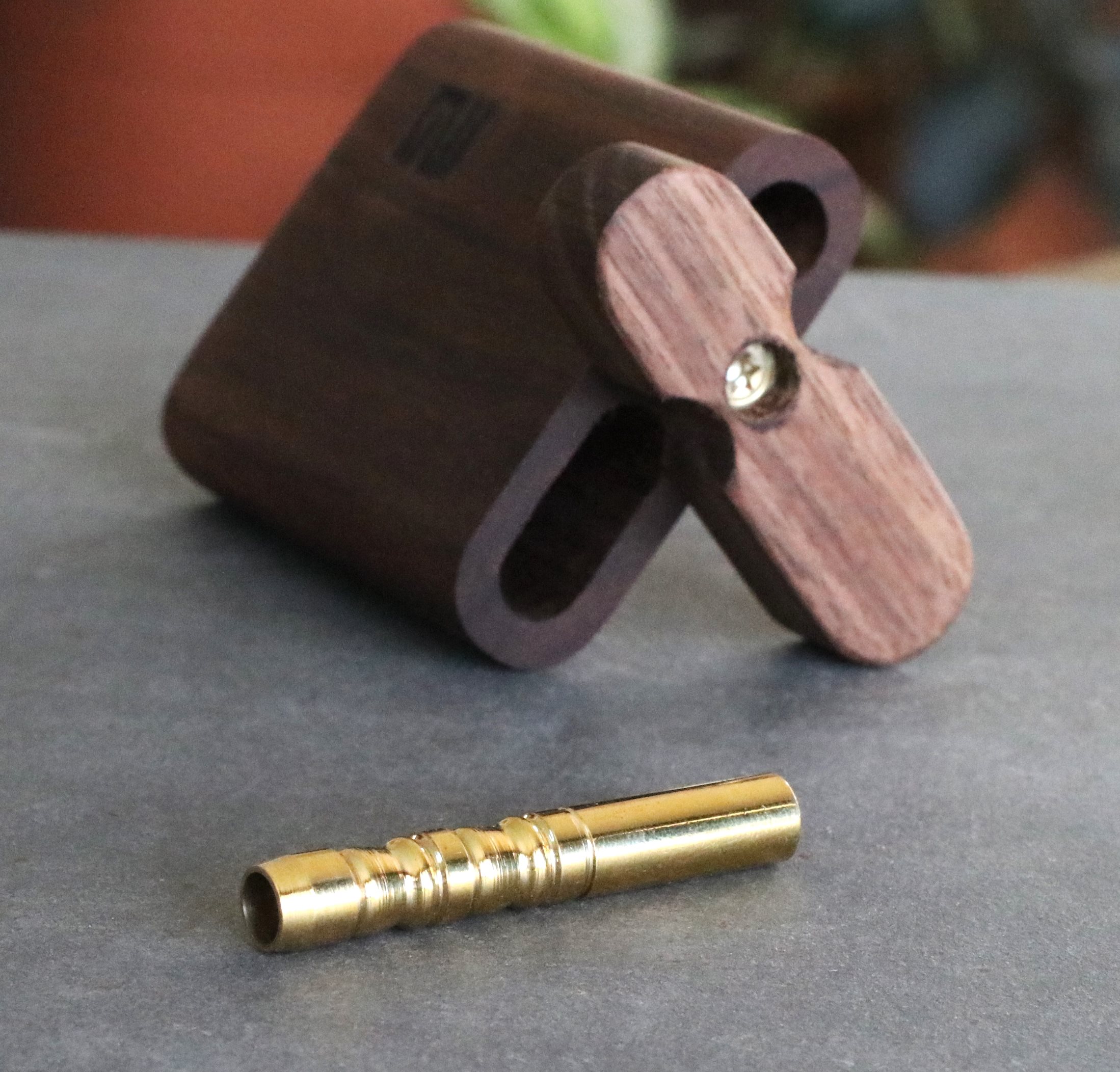 2" Brass One Hitters- Taj Mahal Decorative Solid Brass Pipe - 2' Taj Mahal Brass Pipe