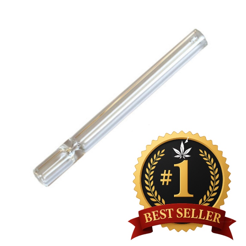 3" Glass One Hitter Pipe-8mm Diameter-Fits most 4" dugouts - Glass Pipe