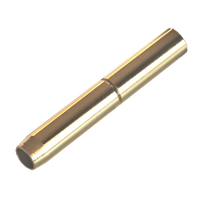 2" Straight Brass One Hitter Pipes - 2' Straight Brass Pipe