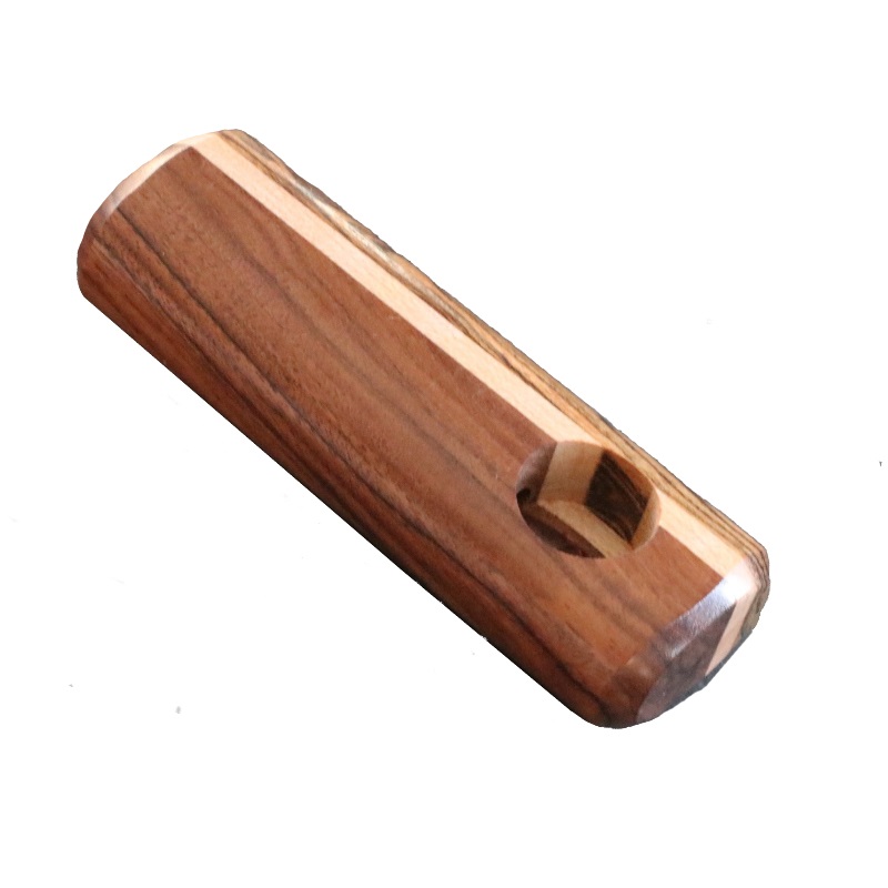 3" Exotic Wood Pipe-B18L-Handcrafted American Wood Pipe - Handcrafted Smoking Pipe