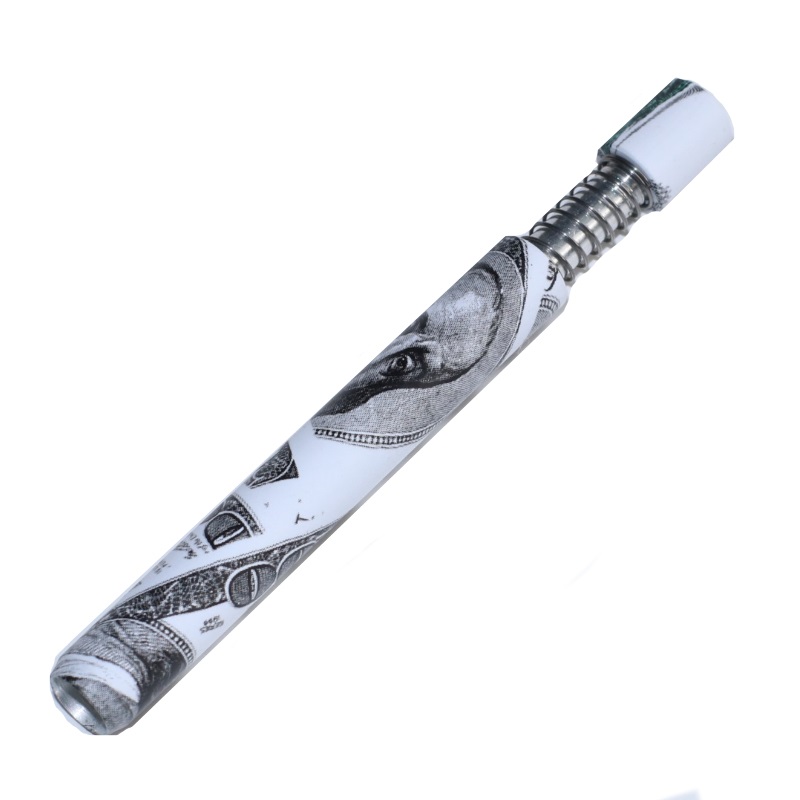 3" Self Eject One Hitter Pipe-Benjamin- Unique Easy to clean smoking pipe - Self Eject One Hitter Pipe