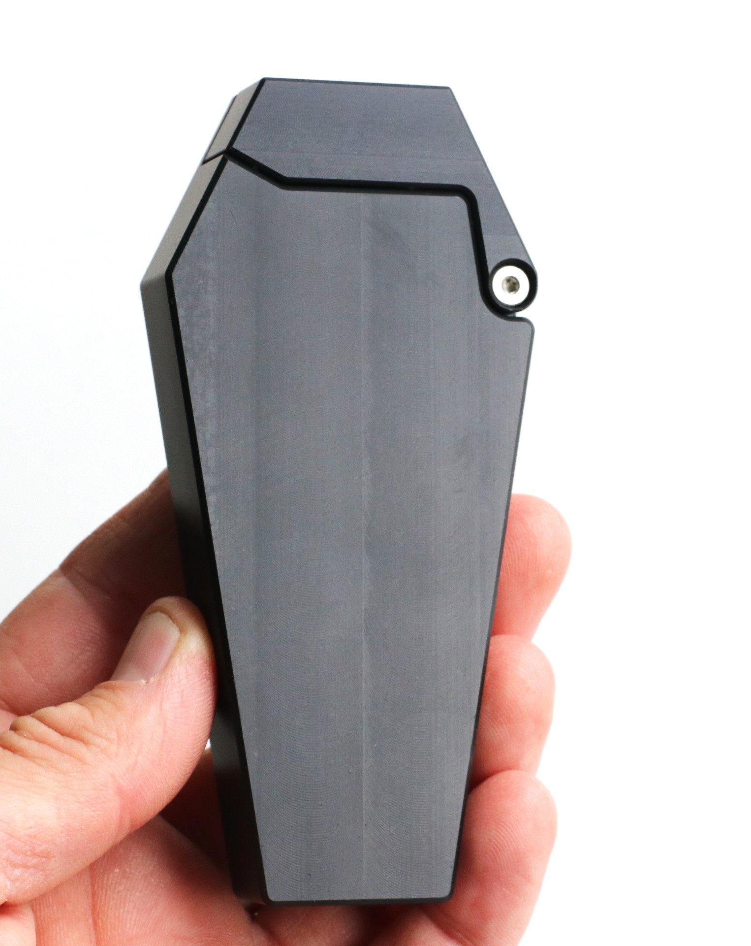 Casket Stash Metal Dugouts-4.5" Heavy Duty Stash Box w/ 2 Special One Hitter Pipes-21st Century Dugouts