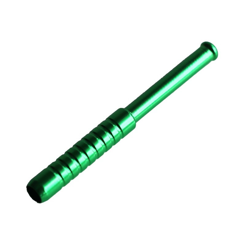 3" Green Ribbed Metal Pipe-Designed for 4" Dugouts-Universal Fit - Ribbed Metal Pipe