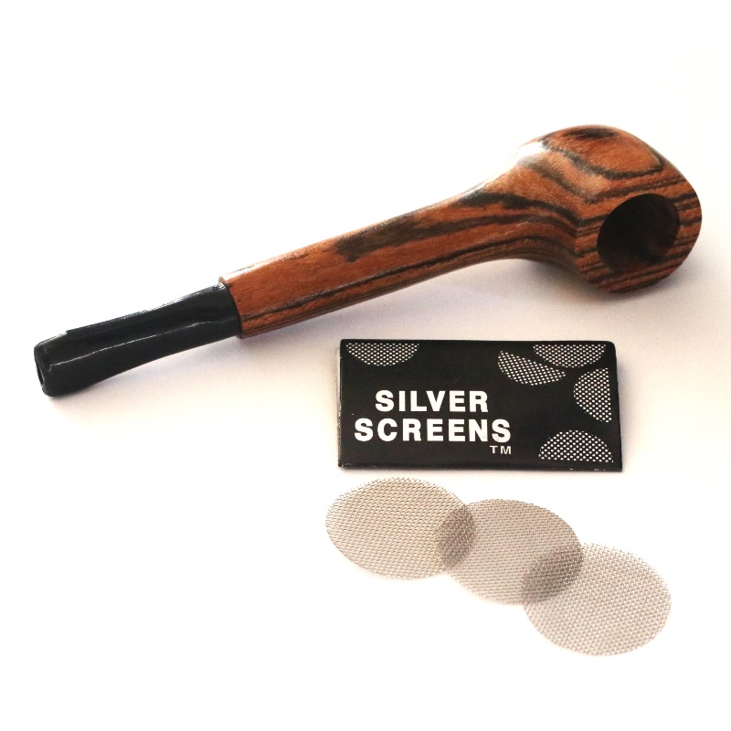 Steel Pipe Screens- .75" Diameter- 5 per pack-Smoking Pipe Filter Screens - Glass Stash Jar