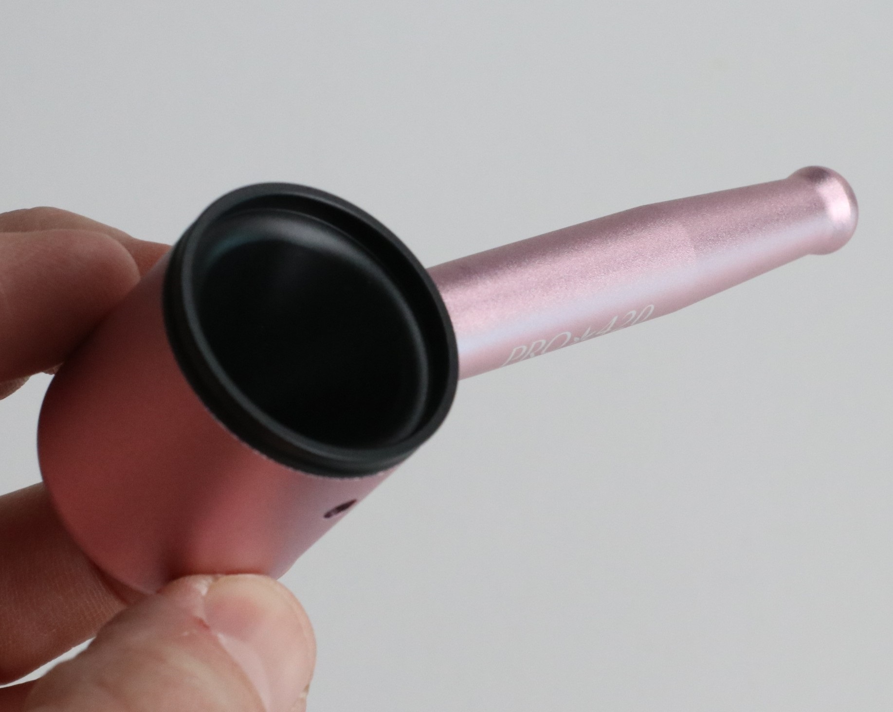PRO 420 Aluminum Alloy Pipe-Lifetime Use-Large Bowl-4.5" Length-Pink Heavy Duty Smoking Pipe - PRO 420 Aluminum Alloy Pipe