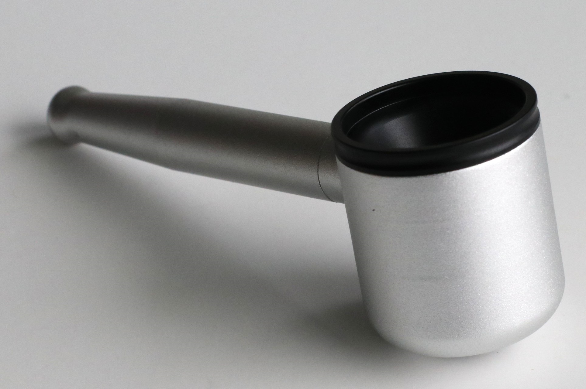 PRO 420 Aluminum Alloy Pipe-Lifetime Use-Large Bowl-4.5" Length-Silver Heavy Duty Smoking Pipe - PRO 420 Aluminum Alloy Pipe