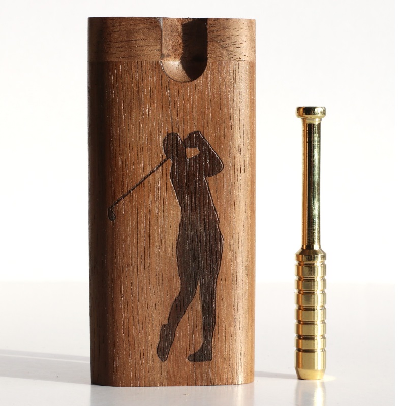 Golf Dugouts & One Hitters-Golf Themed Laser Engraved Stash Boxes - Golf Dugout by Better Life