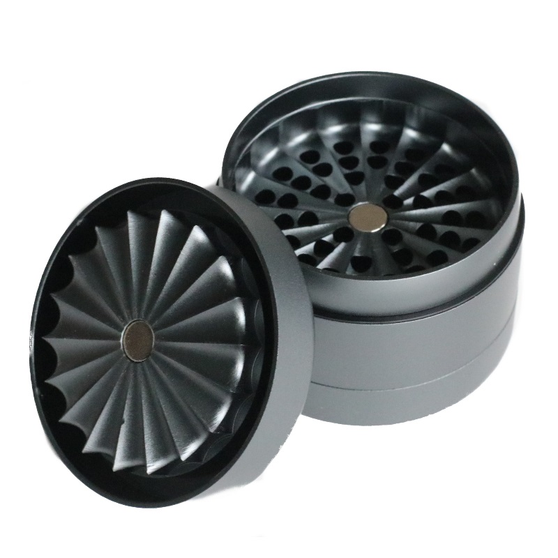 60mm PRO 420 Apollo Grinder-State of the Art Herb Crusher-Gray - Apollo Grinder by PRO 420