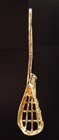 SP-3 - Gold Plate Vintage Lacrosse Stick Charm