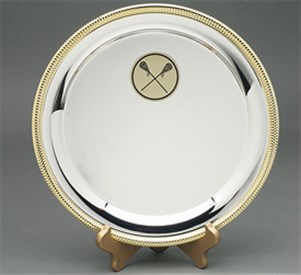 SPG - Silver Plate with Gold Trim