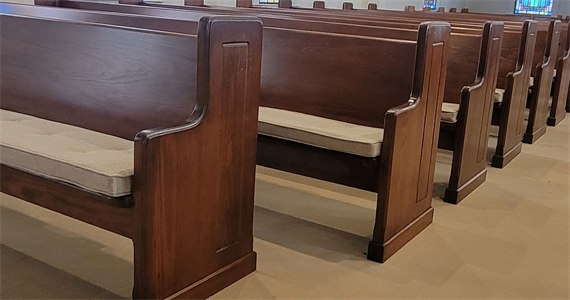 Lay In Cushions | Pews for sale