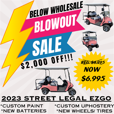 2023 WHOLESALE EZGO TXT 4 PASSENGER NON-LIFTED