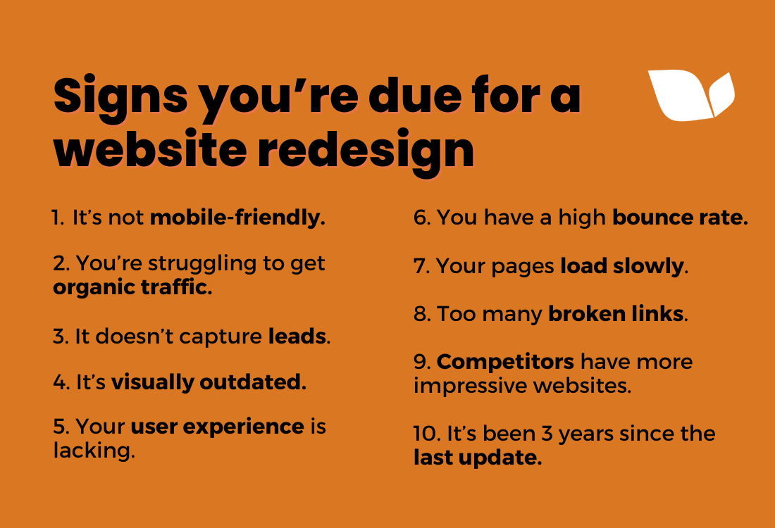 Signs You're Due For a Website Redesign