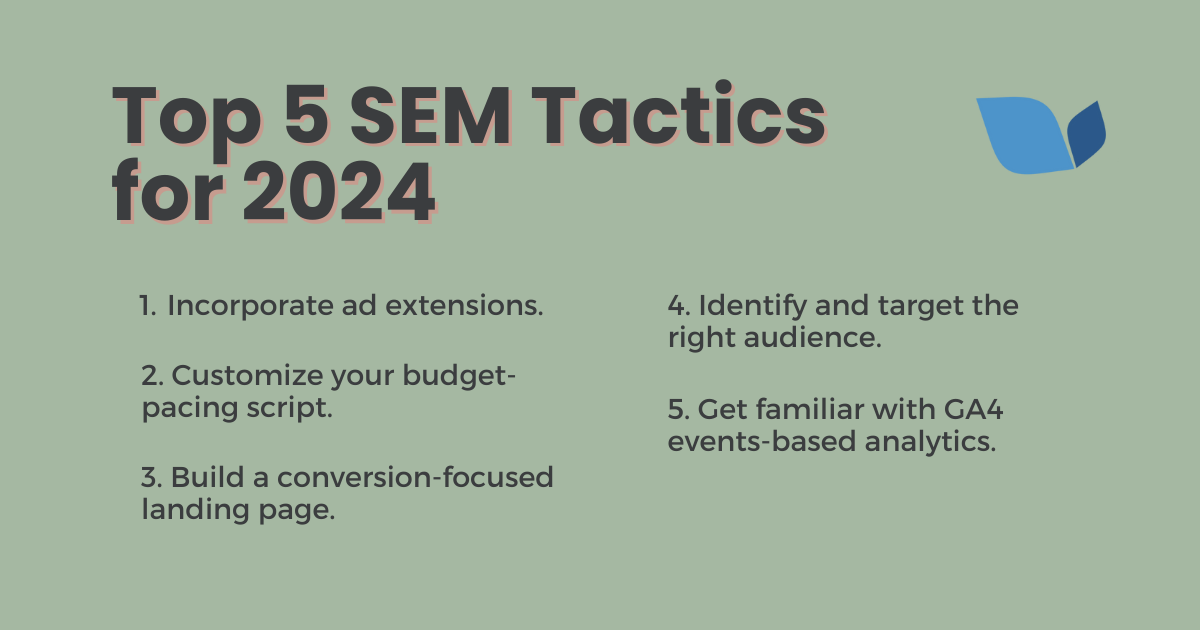 Top 5 Tips For SEM Success in 2024
