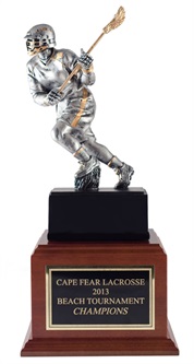 LSPR 12 inch Offensive Resin Figure with Wood Base